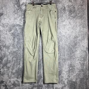 Off The Grid Trailblazer Pants Mens 33x34 Green Standard Fit Outdoor Workwear